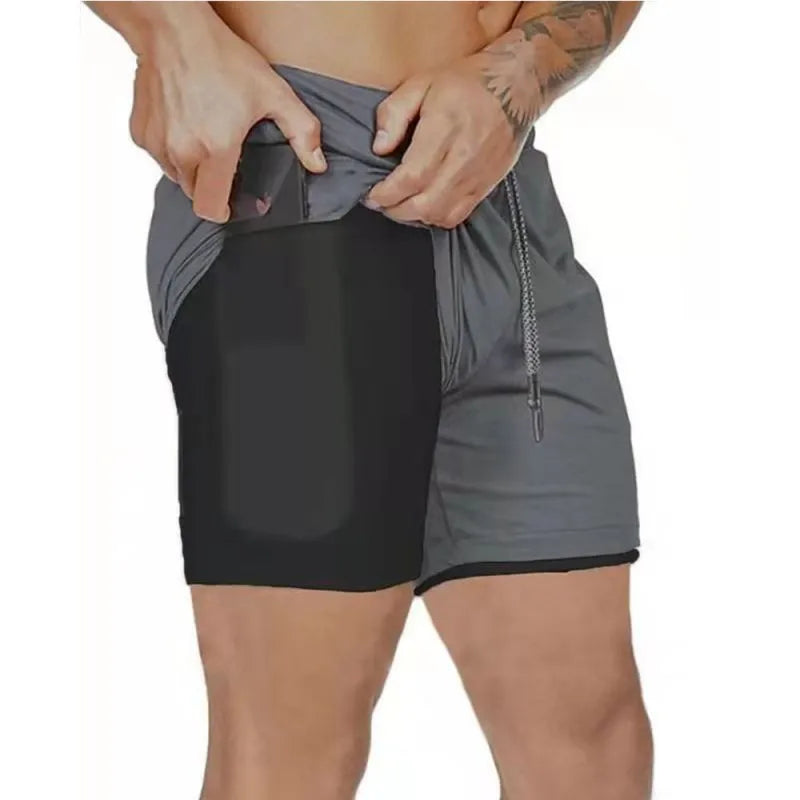 Shorts Sportifs 2 en 1 KAIERKANG
