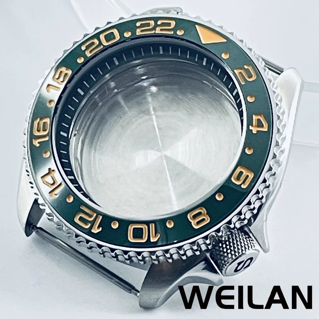 Boîtier Plongée 42mm NH35 Acier Inoxydable Argent