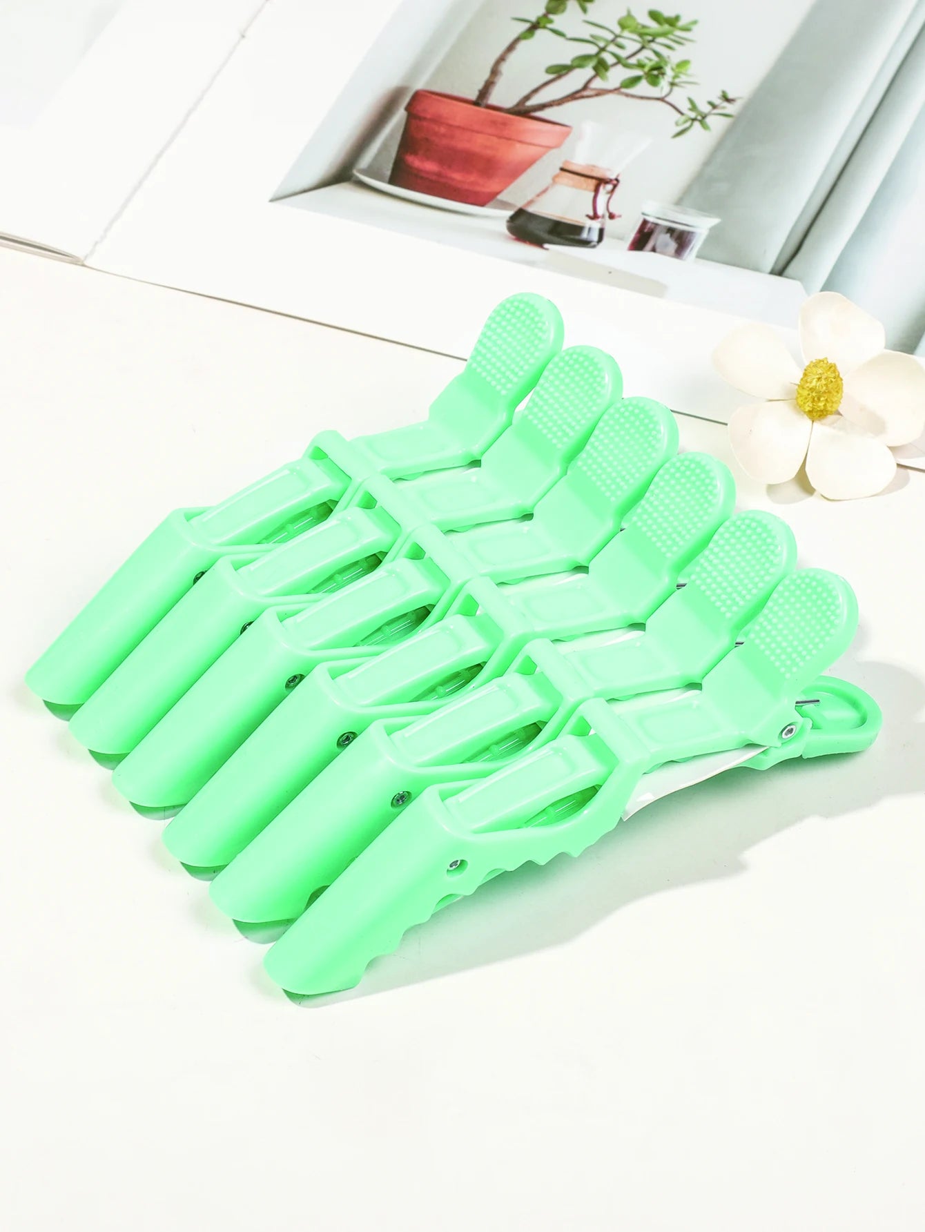 Pinces Crocodiles Douces Mixte 6 pcs