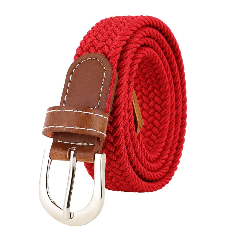 Versatile Stretch Woven Belt for All Styles