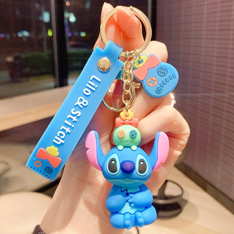 Disney Charm Keychains: Mickey, Minnie & Lilo Fun!