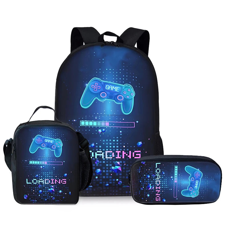 Sac à dos 3D Flamme Brûlante VINKA