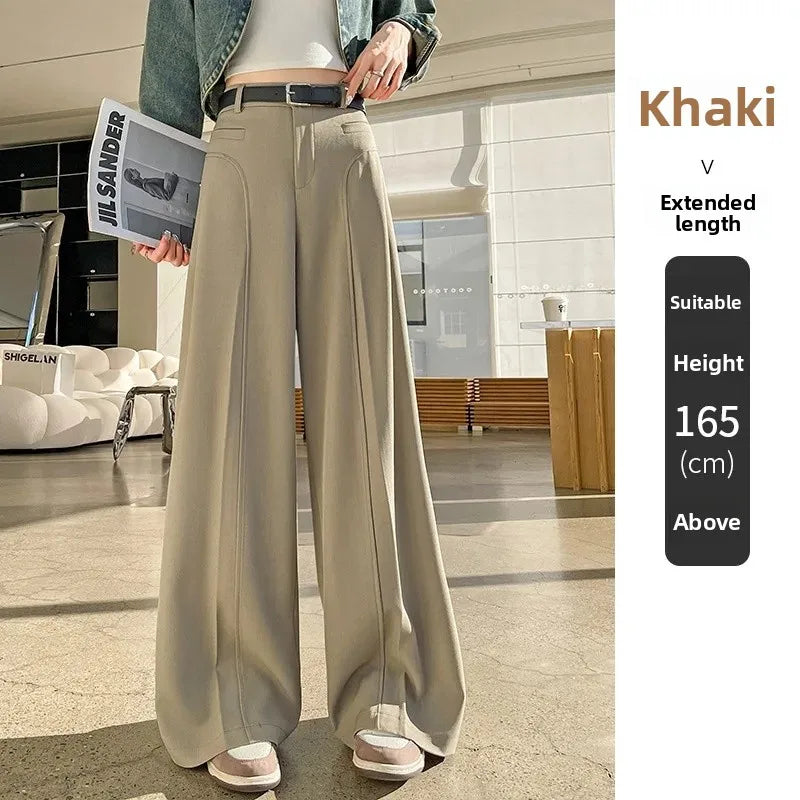 Pantalon Chic Taille Haute à Jambes Larges -