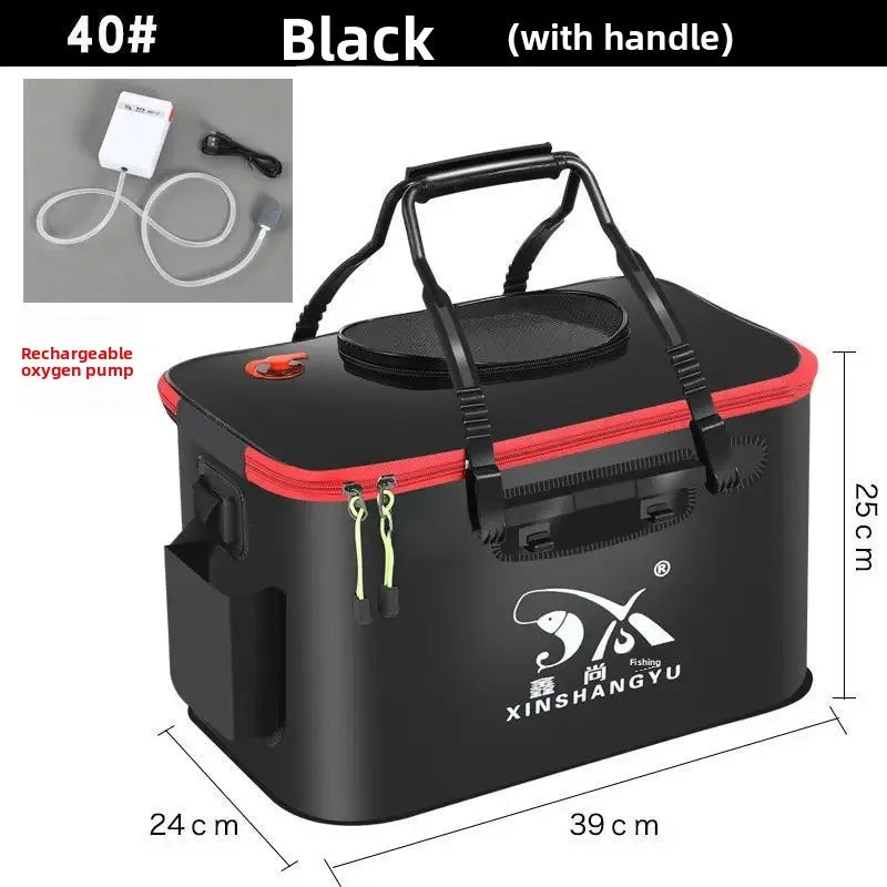 Seau Pliant EVA Durable - Protection Poissons Vivants