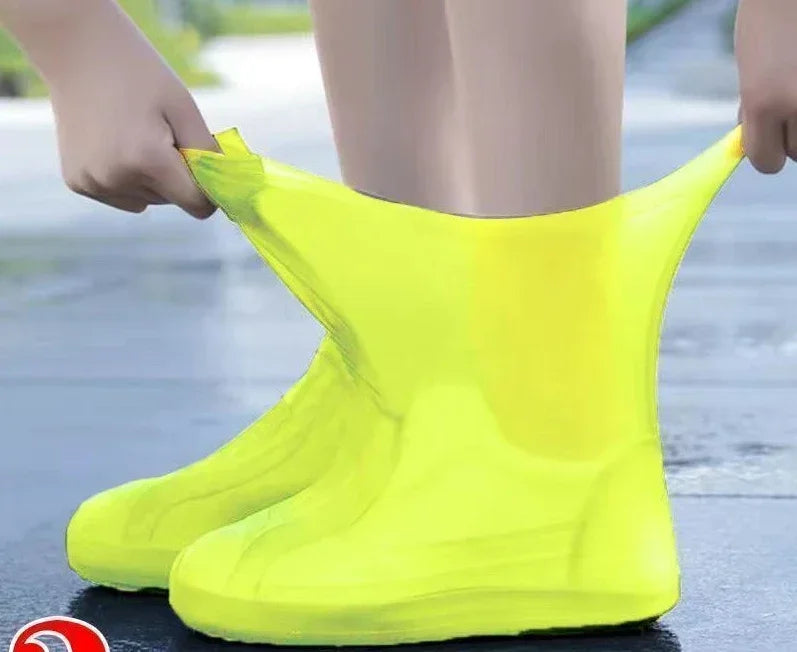 Silicone Rain Shoe Covers - Waterproof & Durable