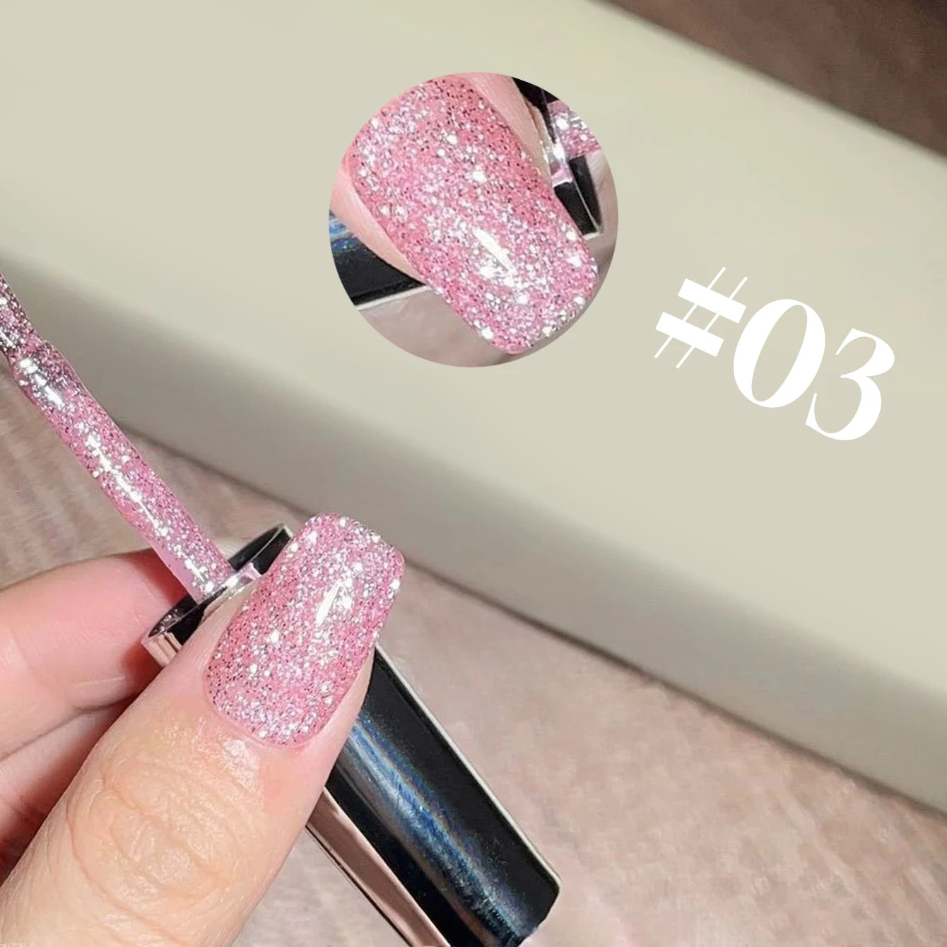 Gel Vernis Éclat Oolong 12 ml - MISS SHAKAN