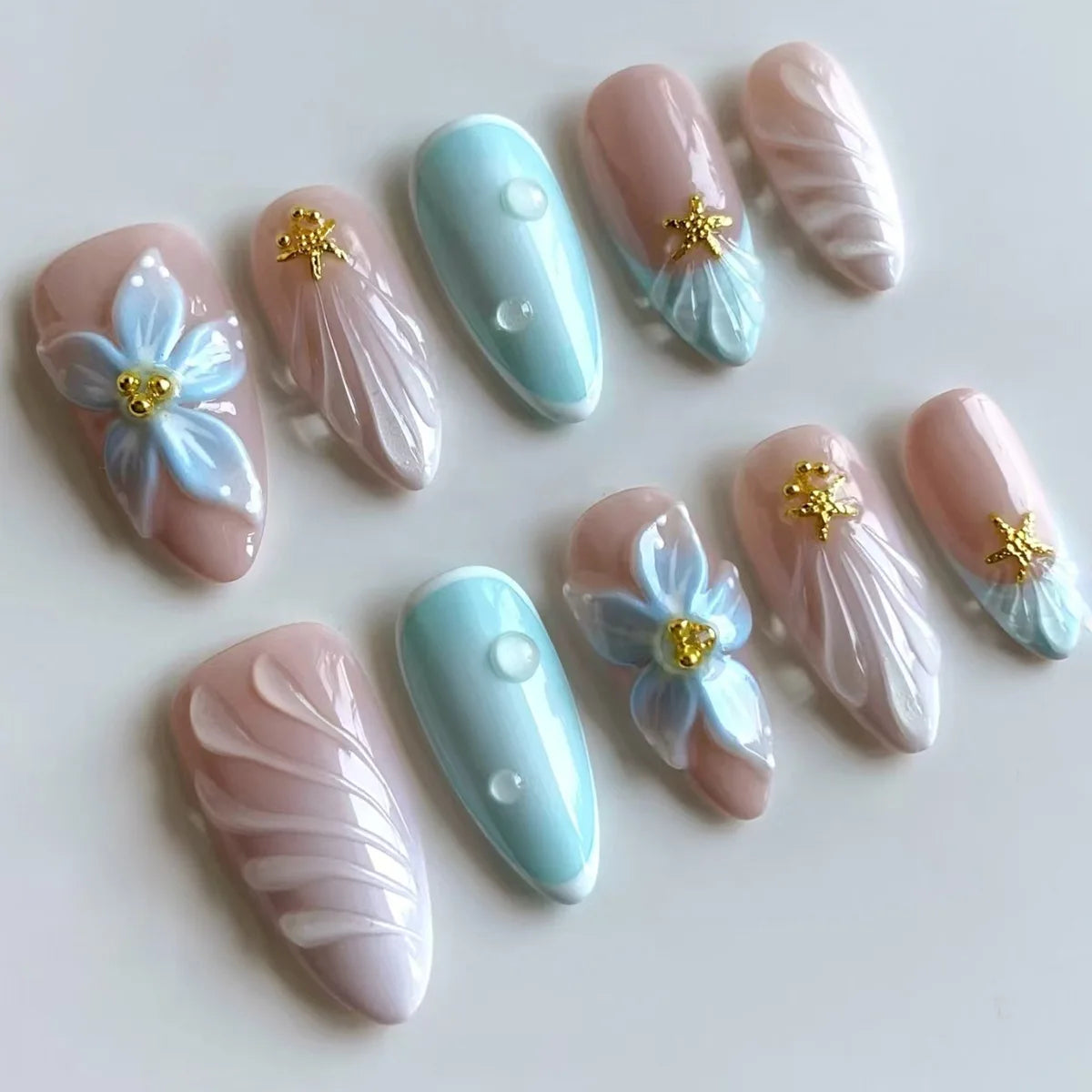 Ballet Rose : 24 Faux Ongles Élégants