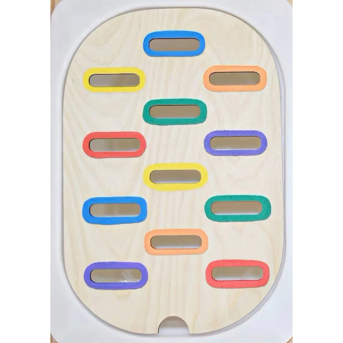 Puzzle Sensoriel Montessori en Bois - Apprentissage Amusant