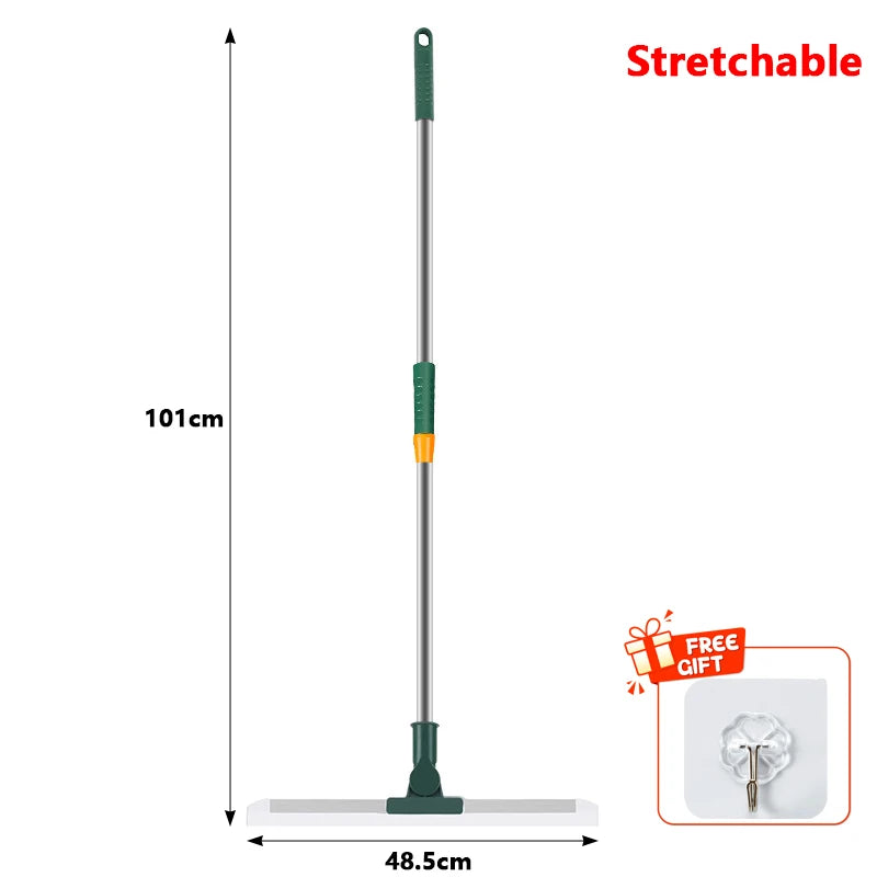 EcoSweep Telescopic Silicone Broom & Squeegee