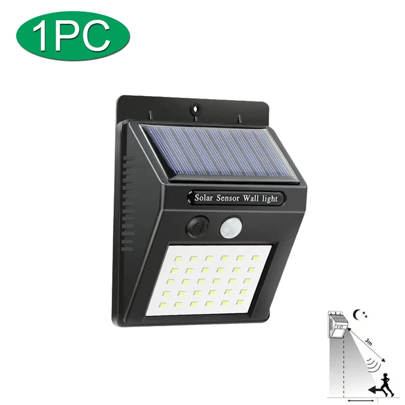 Lumière Solaire PIR 30 LED IP65