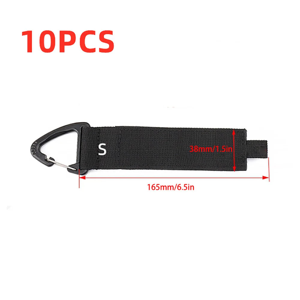 Organisateur de câbles en nylon avec boucle triangulaire