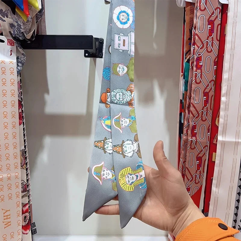 Poignée Élégante en Soie