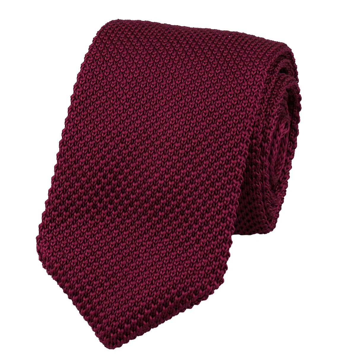 Cravate Tricotée Bleu Foncé Élégance Casual