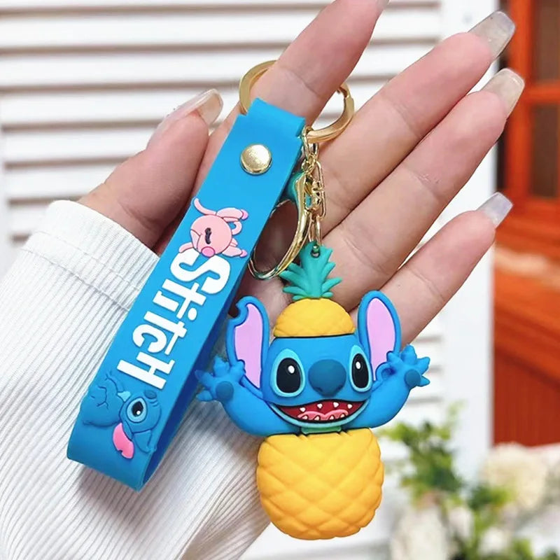 Disney Charm Keychains: Mickey, Minnie & Lilo Fun!