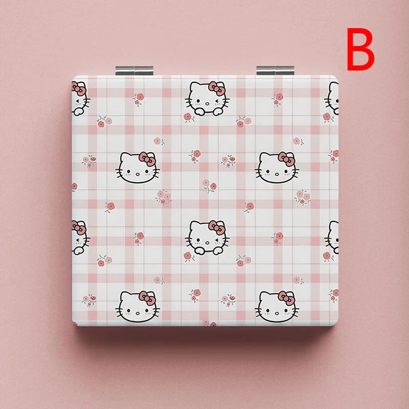 Hello Kitty Miroir Pliant Câlin - Double Face Portable