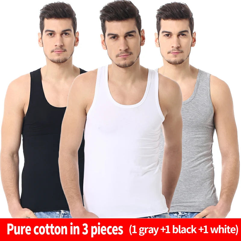 Gilet Coton Pur Musculation Homme - Confort & Style