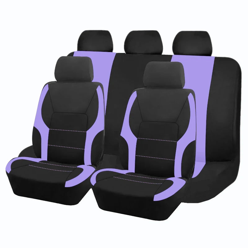 Polyester Sporty Car Seat Covers - Universal Fit