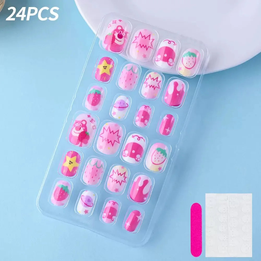 NailArt Enfant - 24 Ongles Jolis