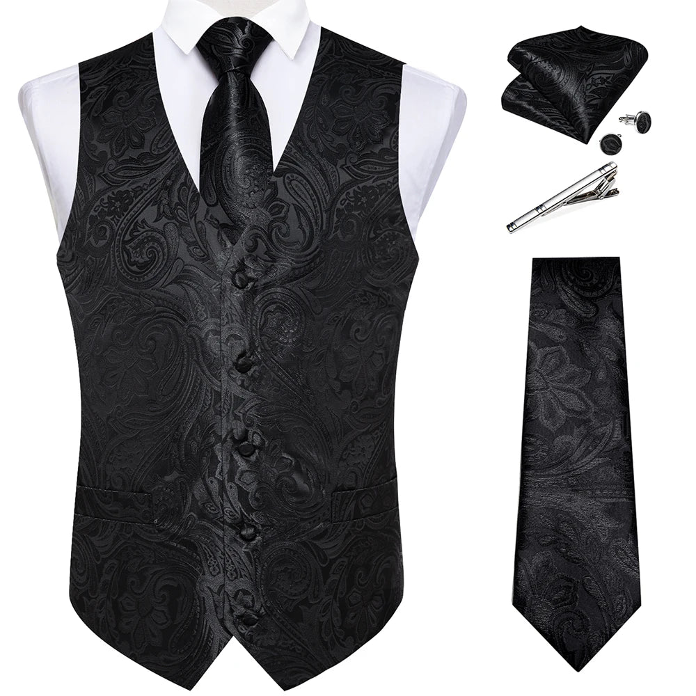 Gilet Luxe Mariage avec Accessoires