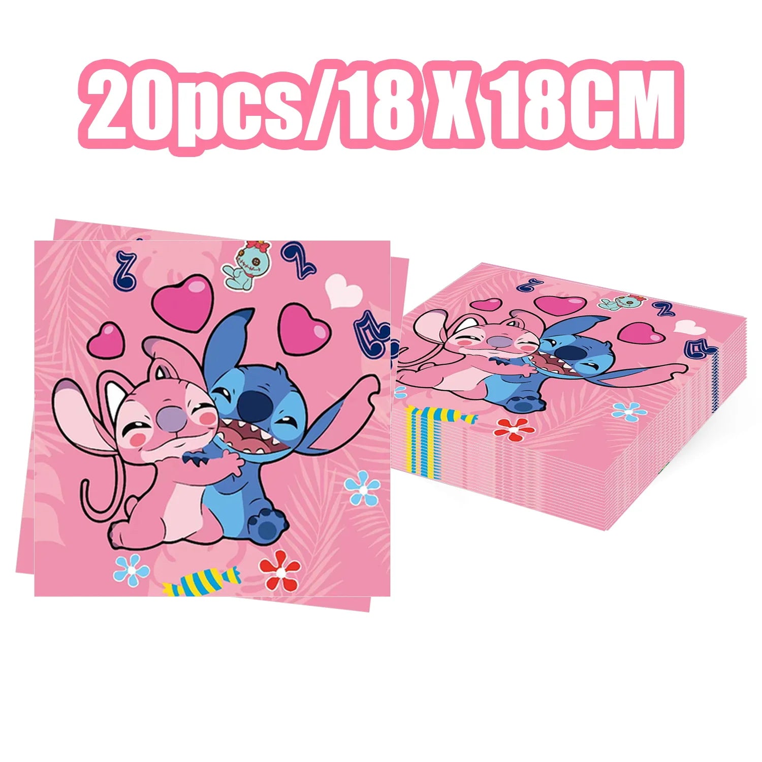 Disney Lilo & Stitch Pink Party Set