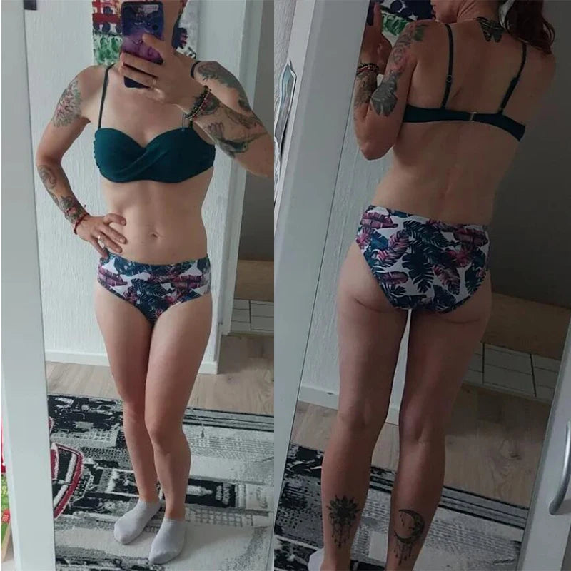 Floral Leopard Bikini Set - Summer Beach Vibes