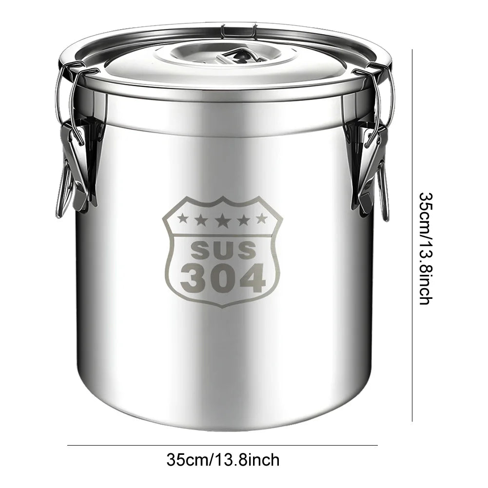 Airtight Steel Food Storage Canister Set