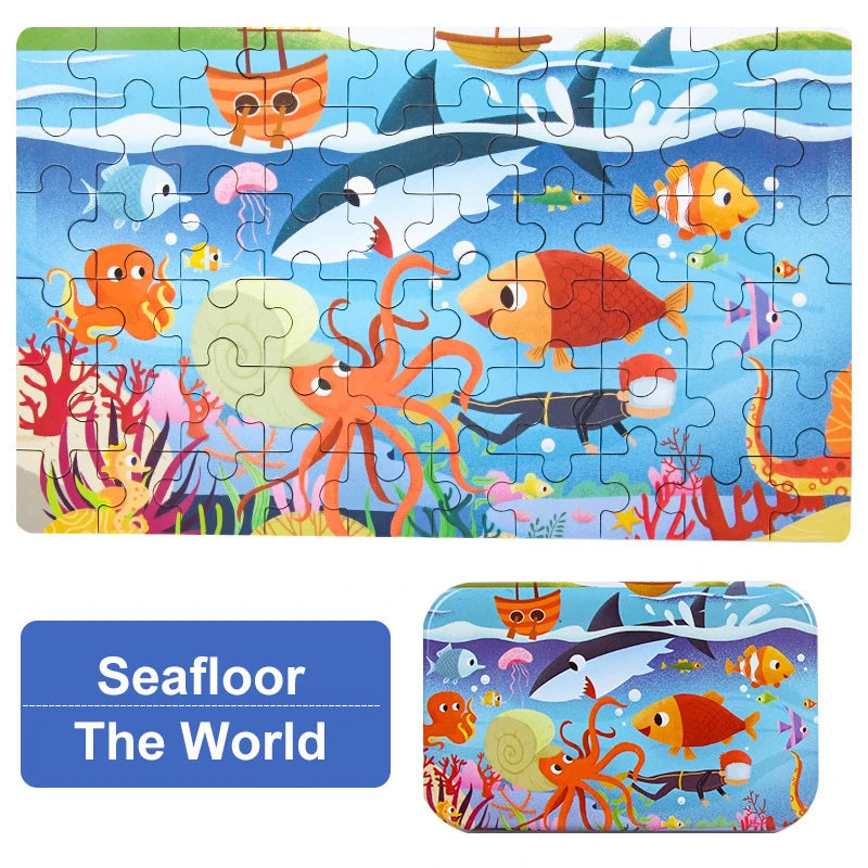 Puzzle Animal Cartoon 60 pièces