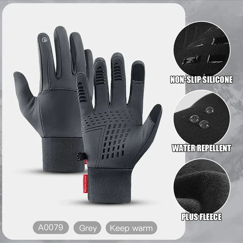 Gants de cyclisme tactiles en hiver - RNO Rich Ocean