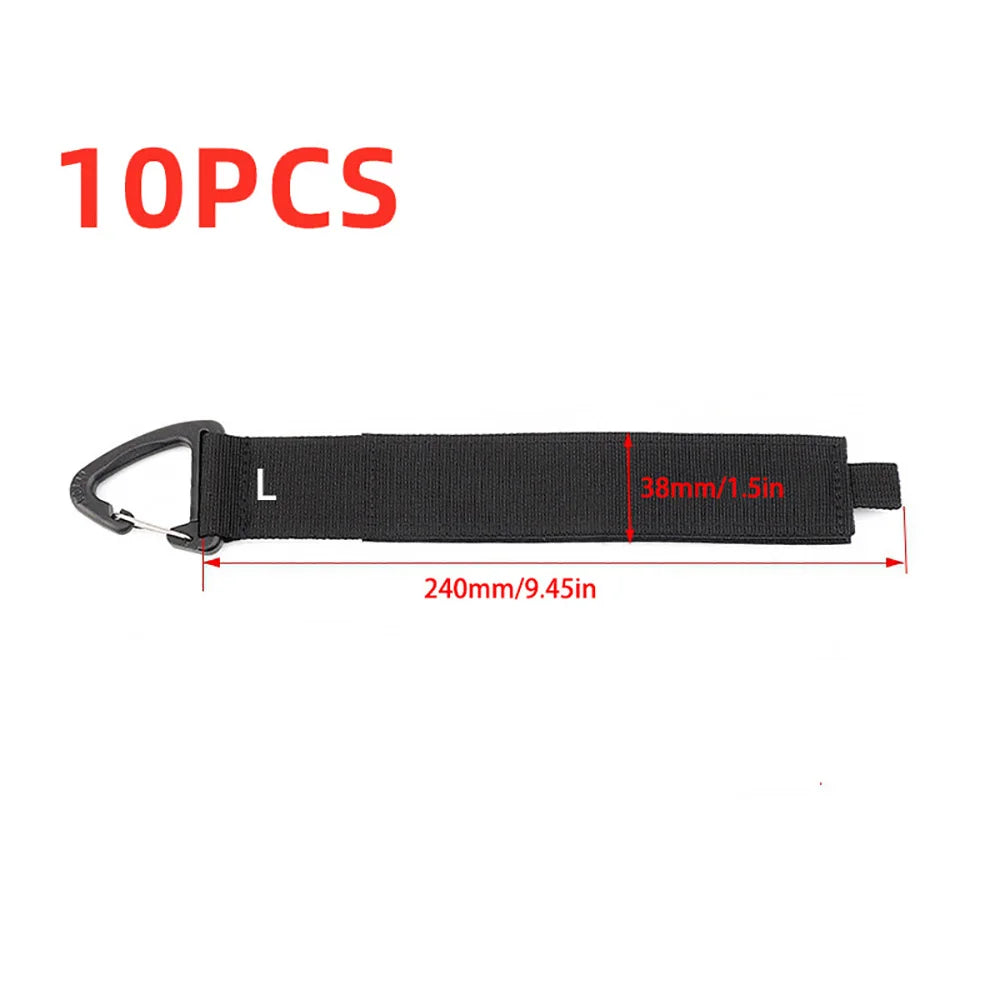 Organisateur de câbles en nylon avec boucle triangulaire