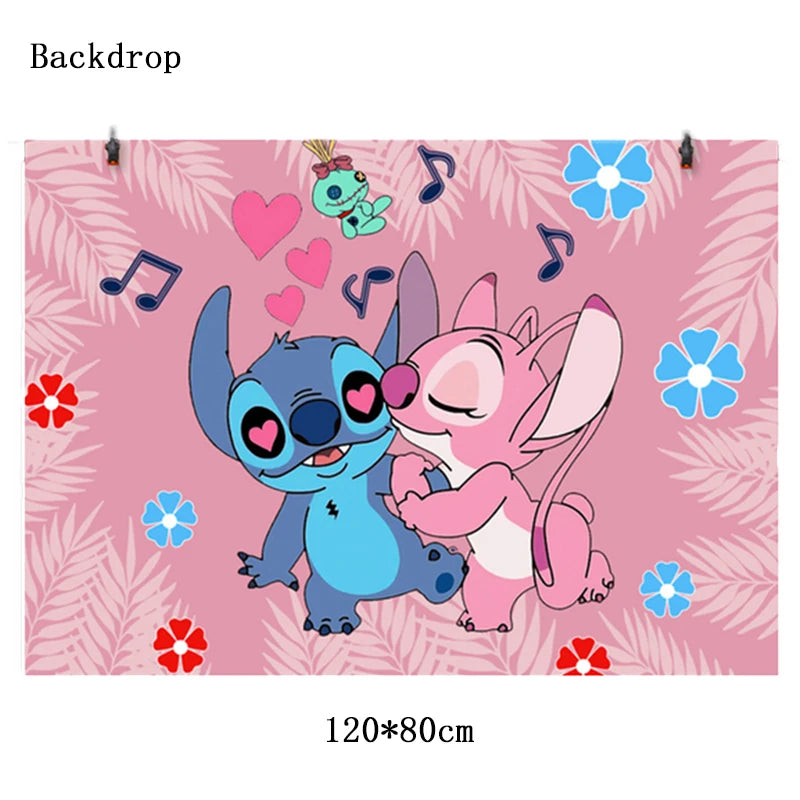 Ensemble Anniversaire Lilo & Stitch Fête Disney Fille