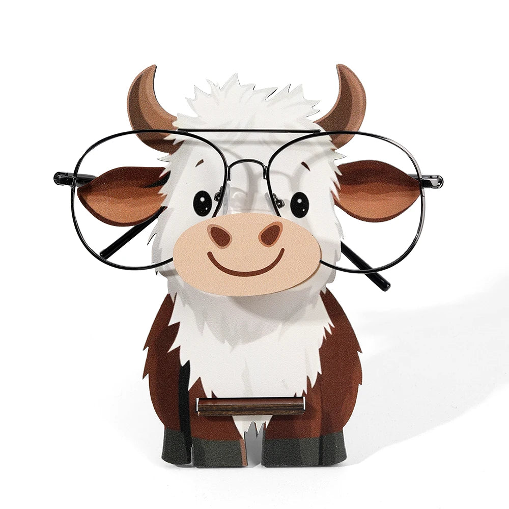 Giraffe Glasses Holder: Cute 3D Wooden Display Rack