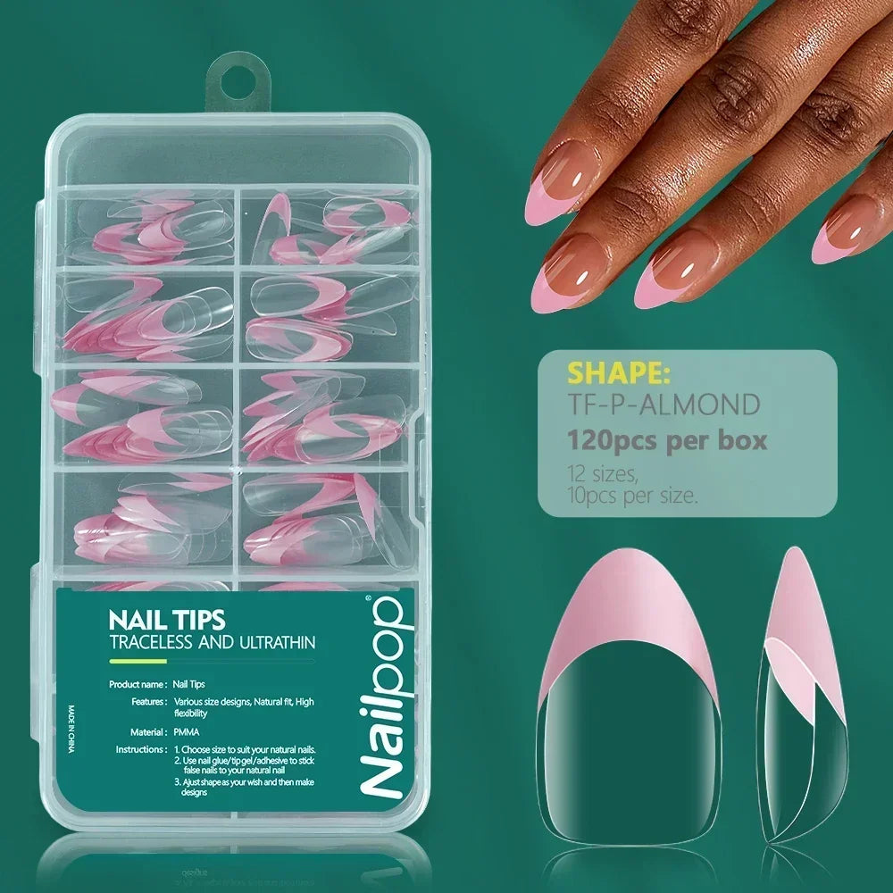 Ongles Bicolores Nailpop - 120 pièces