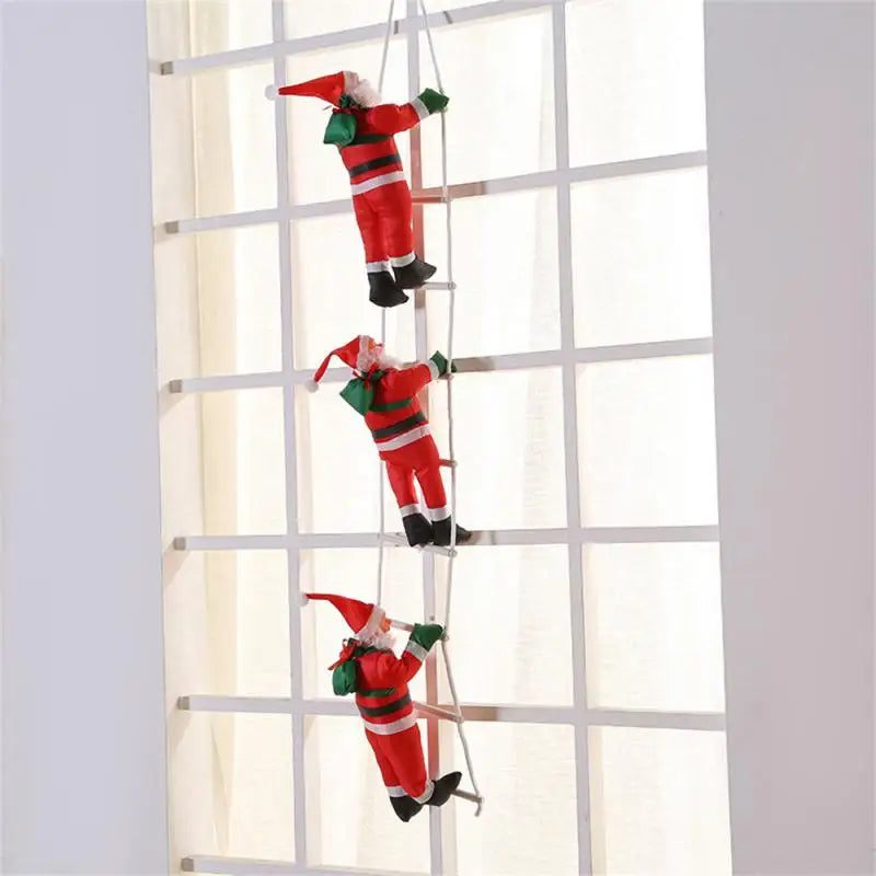 Santa's Musical Climbing Ladder: Festive Home Decor
