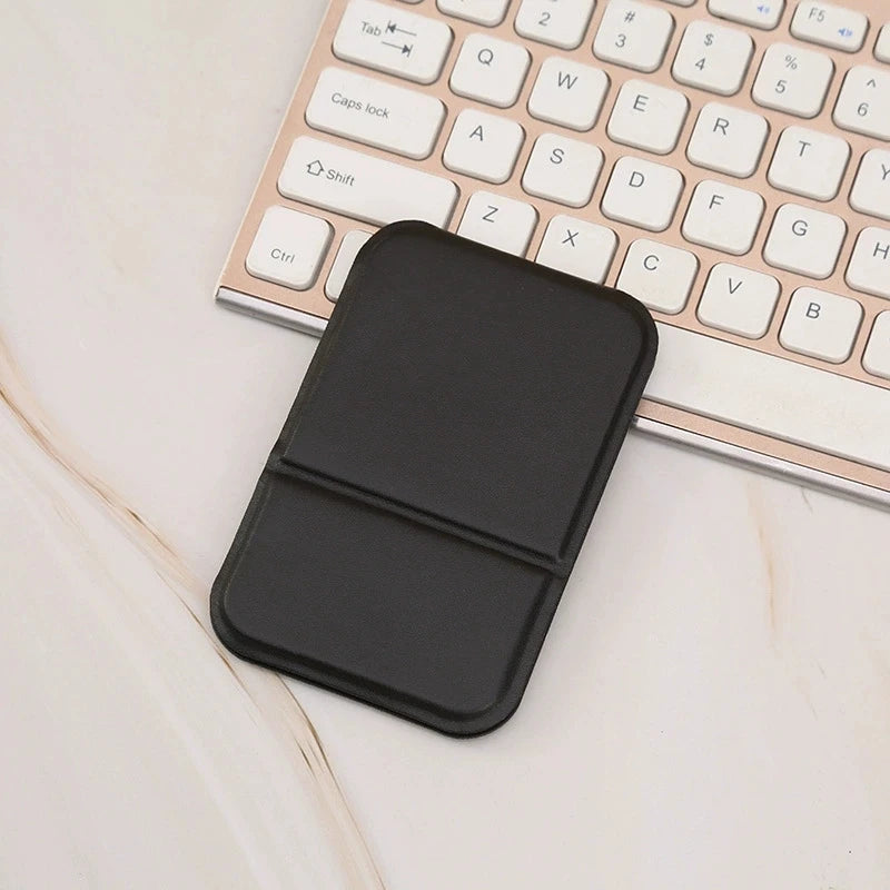 Miroir Pliable Compact en Cuir PU - Étudiant Mignon