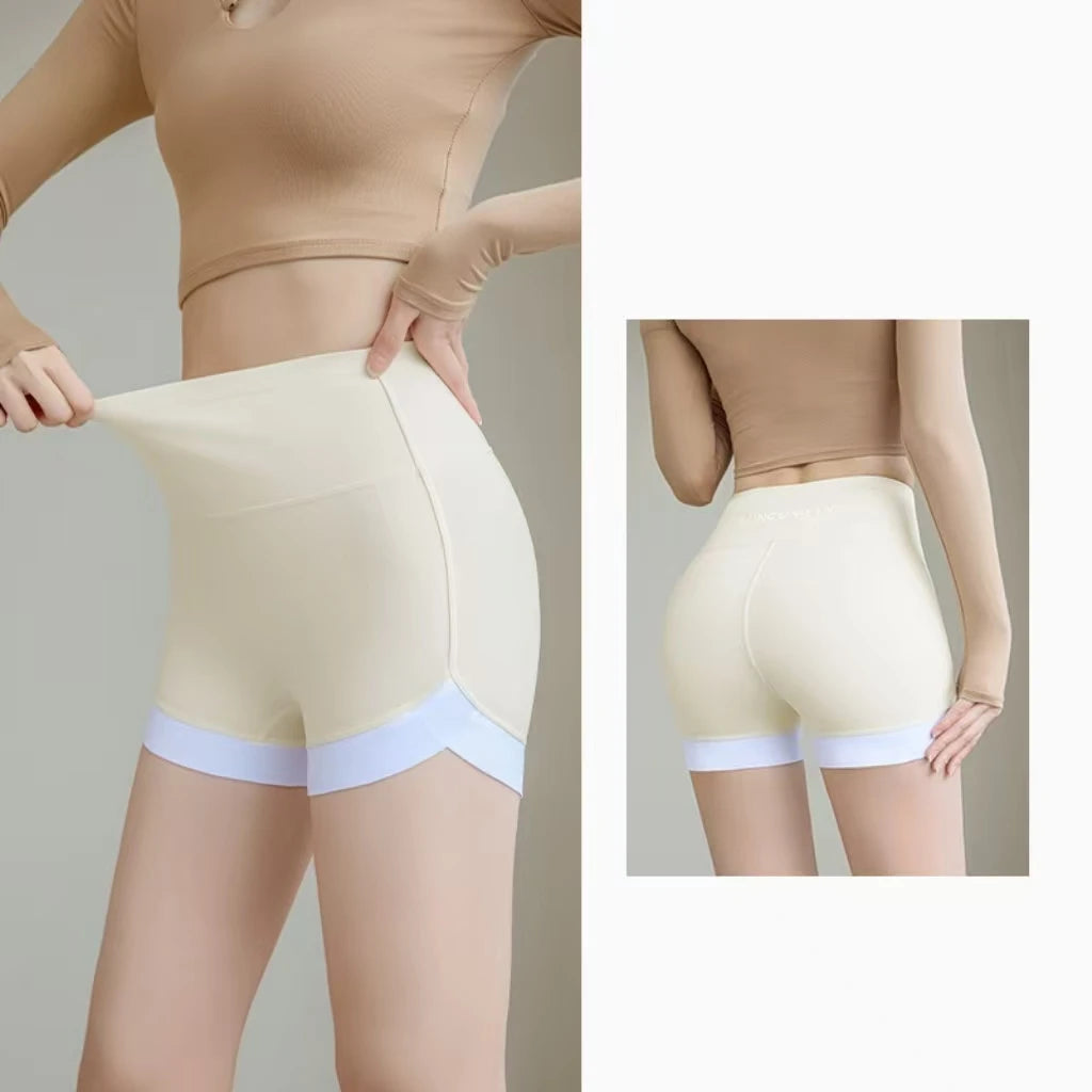 Short Yoga Femme Taille Haute Séchage Rapide