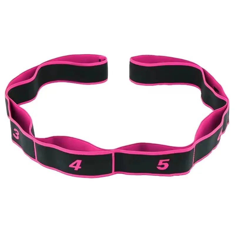 Ceinture Yoga Élastique Multi-Segments Fitness Stretch