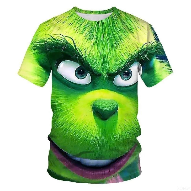 T-shirt Monstre de Noël 3D Enfant