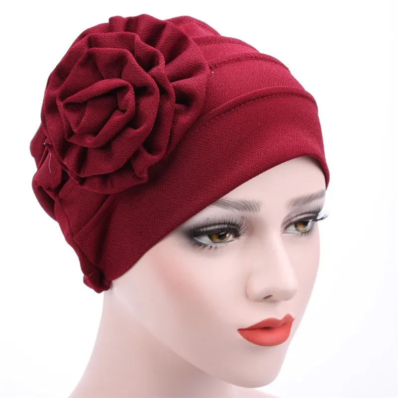 Turban Floral Élégant pour Femme