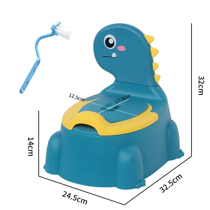 DinoPot: Ergonomic Baby Training Seat with Brush Set