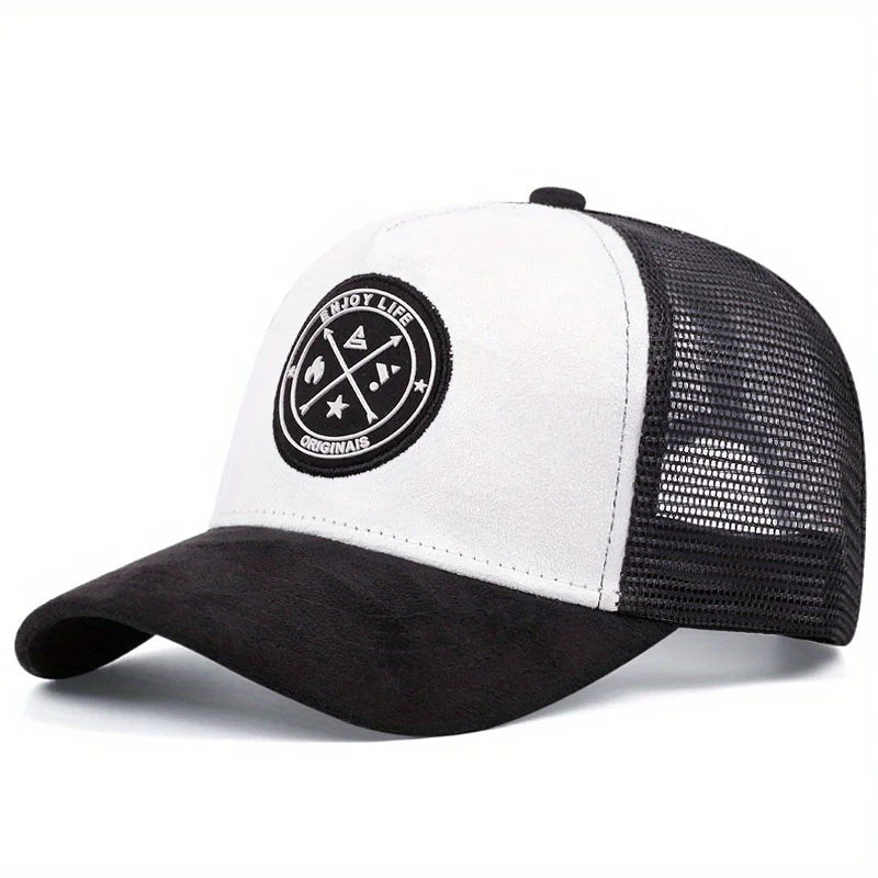 Casquette Unisexe Été Hip Hop à Patch Émbroïdé