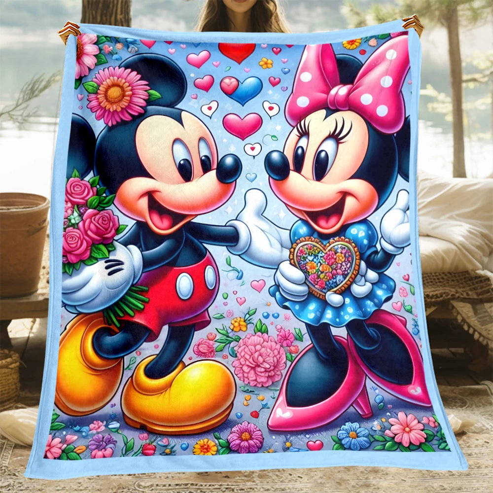 Minnie Dreamscape: Cozy 3D Blanket for All Seasons