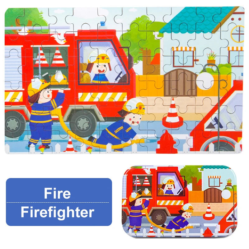 Puzzle Animal Cartoon 60 pièces