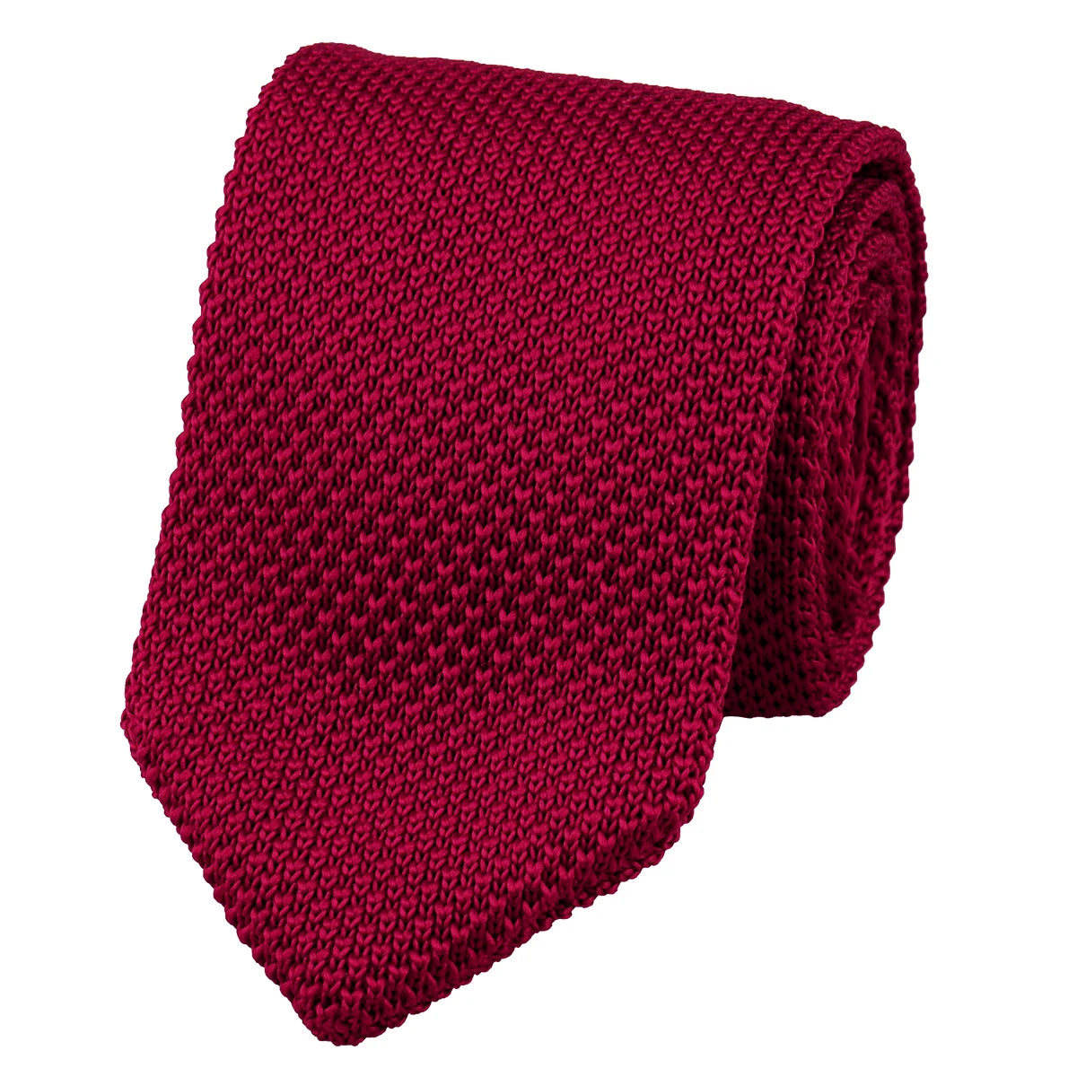 Cravate Tricotée Bleu Foncé Élégance Casual