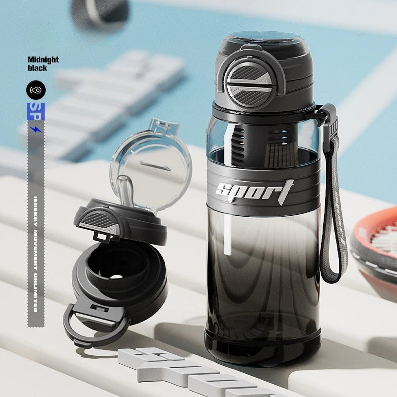 Bouteille Sport 800ml Tritan Double Bouche & Filtre