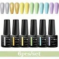 Kit Gel Vernis Macaron 6 Couleurs