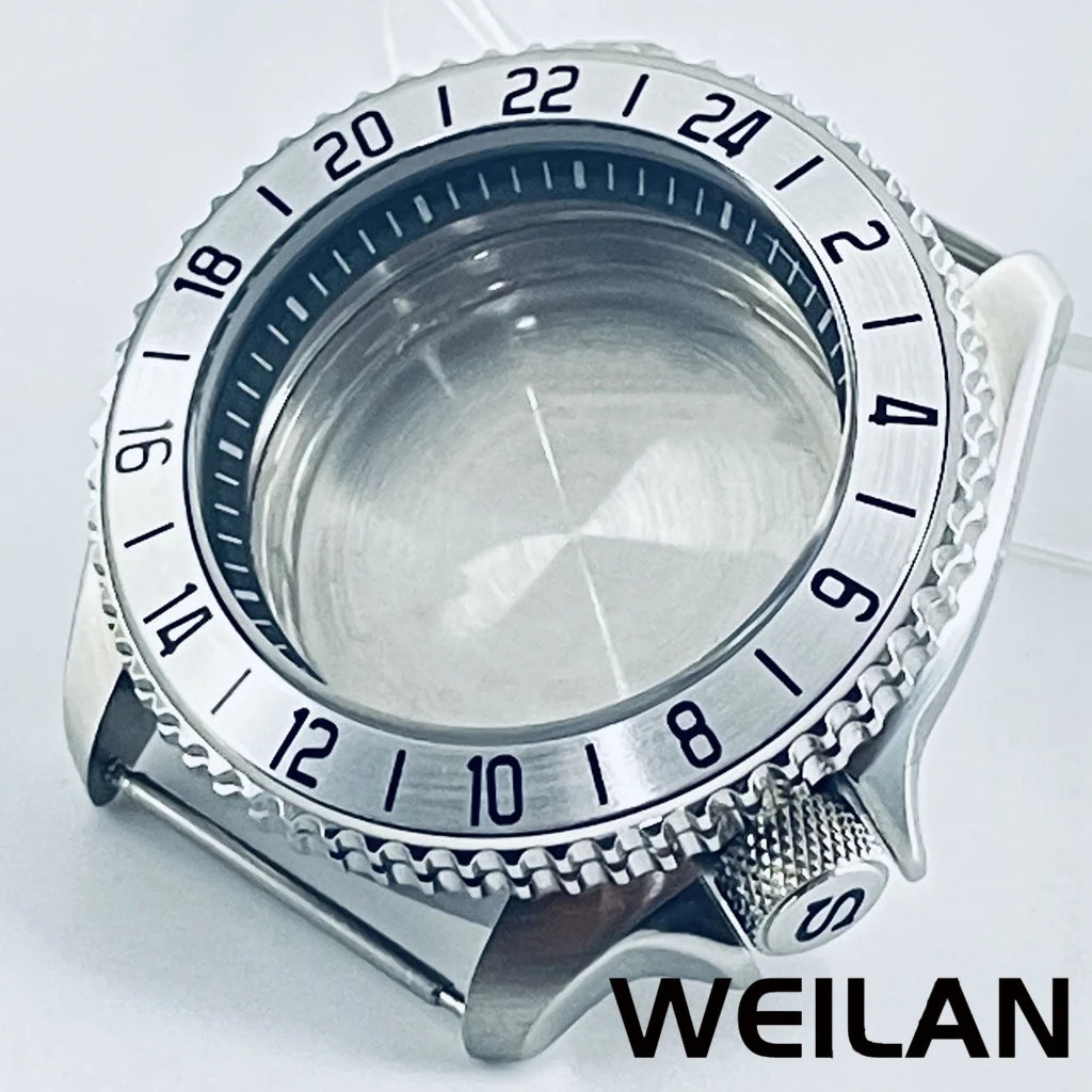 Boîtier Plongée 42mm NH35 Acier Inoxydable Argent