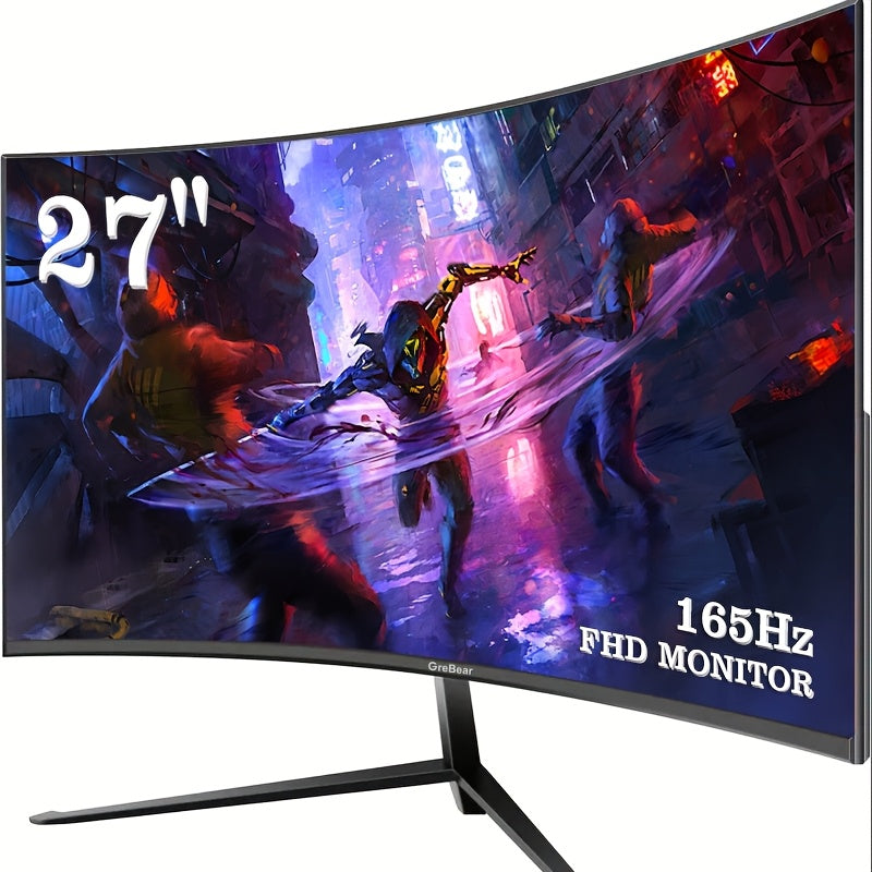 Grebear 27 Curved FHD Gaming Monitor 165Hz - Vivid View
