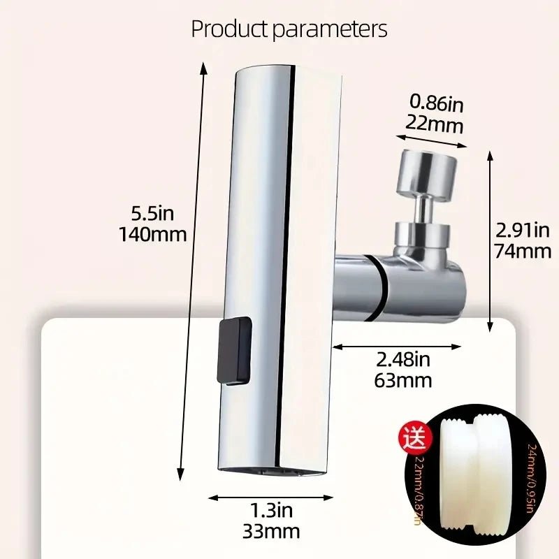 Adaptateur multifonctionnel anti - éclaboussures pour évier de cuisine - Zone shopping