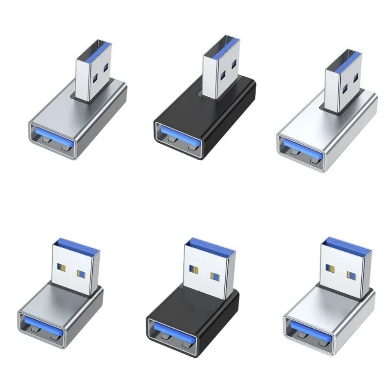 Adaptateur USB mâle à femelle à droit 90 degrés, USB3.0 mâle à femelle - Zone shopping