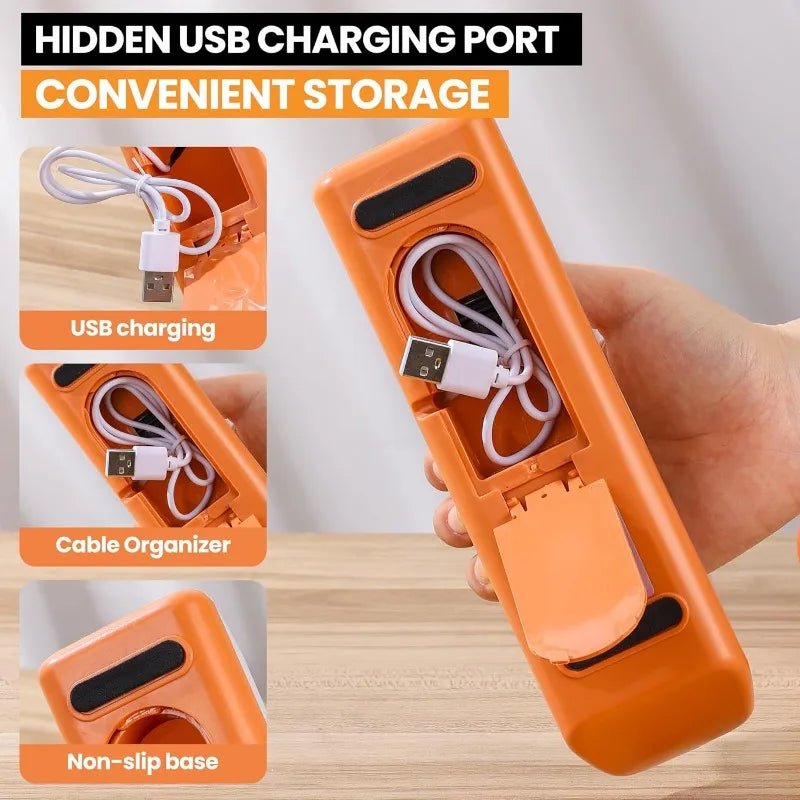 Affûteur de couteaux professionnel 2 niveaux, automatique et rechargeable - Zone shopping